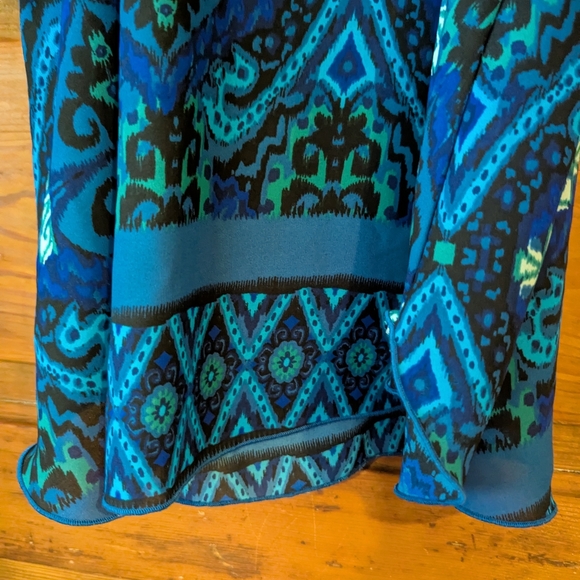 Express Blue High Neck Sleeveless Tank Top - Picture 10 of 12